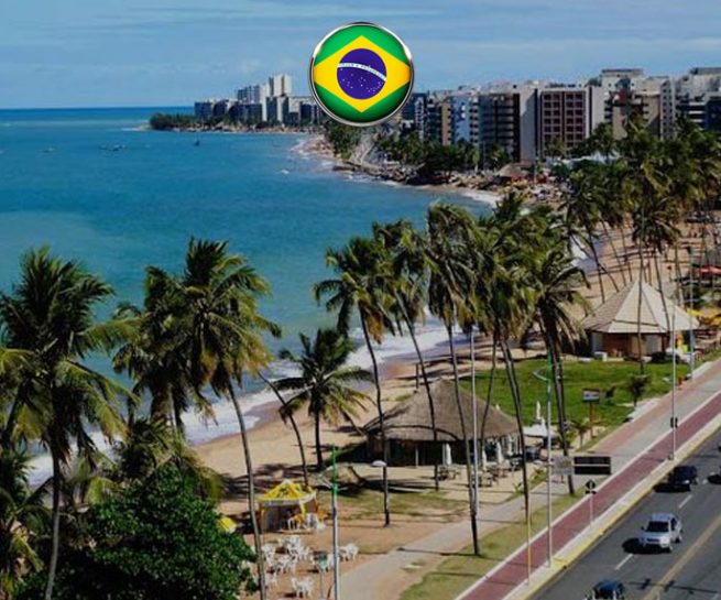 Vista Parcial Orla de Maceió/AL